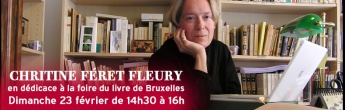 Christine Féret-Fleury en dédicace à Bruxelles